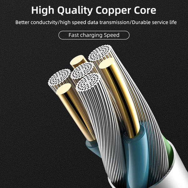 3 in 1 USB Cable for Mobile Phone Micro USB Type C 8 Pin Charging Cable Micro USB Charger Cord - My Cool Collection