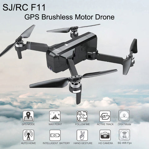SJRC F11 PRO GPS Drone With Wifi FPV 1080P/2K HD Camera F11 Brushless Quadcopter Foldable Drone - My Cool Collection