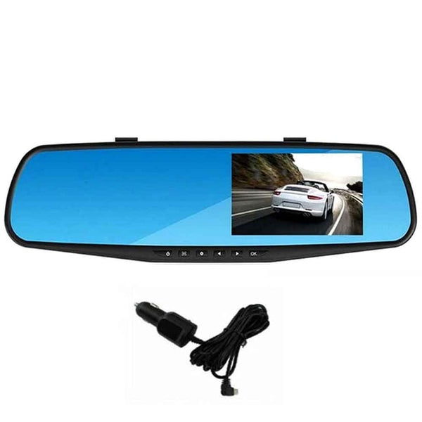 Full HD 1080P Car DVR Camera Auto 4.3 Inch Rearview Mirror dash Digital Video Recorder Dual Lens - My Cool Collection