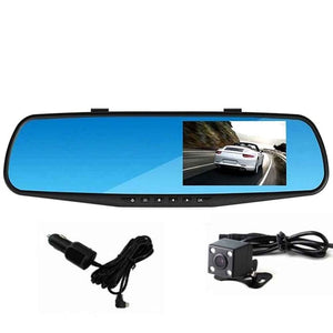 Full HD 1080P Car DVR Camera Auto 4.3 Inch Rearview Mirror dash Digital Video Recorder Dual Lens - My Cool Collection