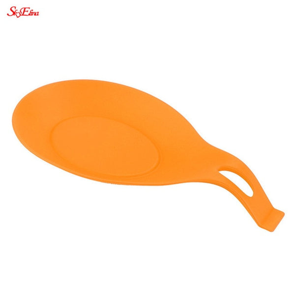 Multipurpose Silicone Spoon Rest Pad Food Grade Silica Gel Spoon Put Mat Device - My Cool Collection