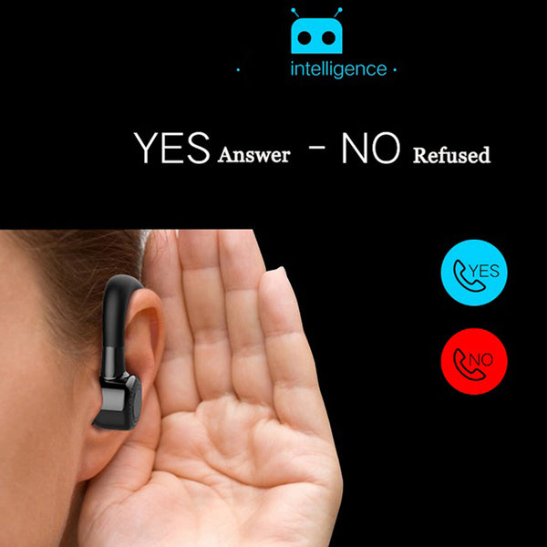 Handsfree Business V9 Bluetooth Headphone + Mic, Voice Control Wireless Earphone Noise Cancelling - My Cool Collection