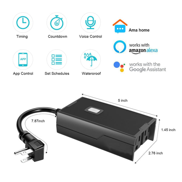 Waterproof Outdoor Wifi Smart Power Plug - My Cool Collection