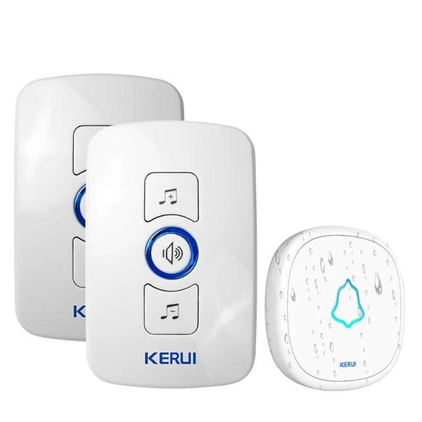 Home Security Welcome Wireless Doorbell Alarm LED light 32 Songs with Waterproof Touch Button - My Cool Collection