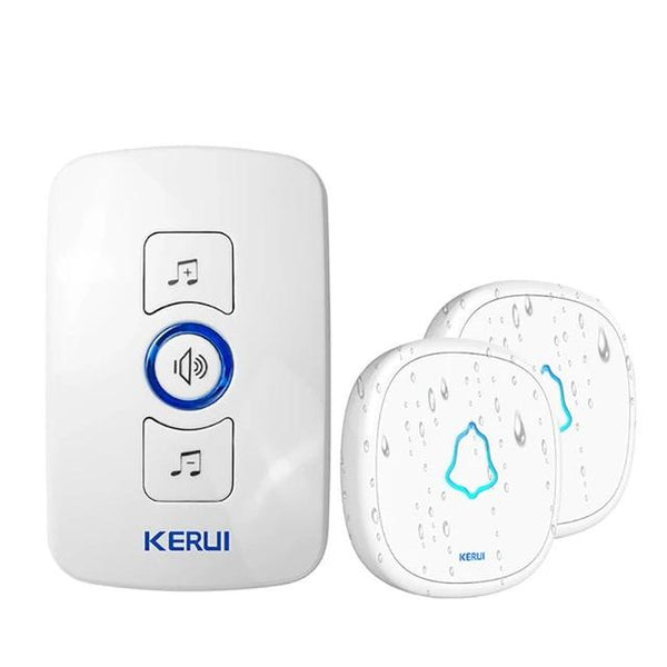 Home Security Welcome Wireless Doorbell Alarm LED light 32 Songs with Waterproof Touch Button - My Cool Collection